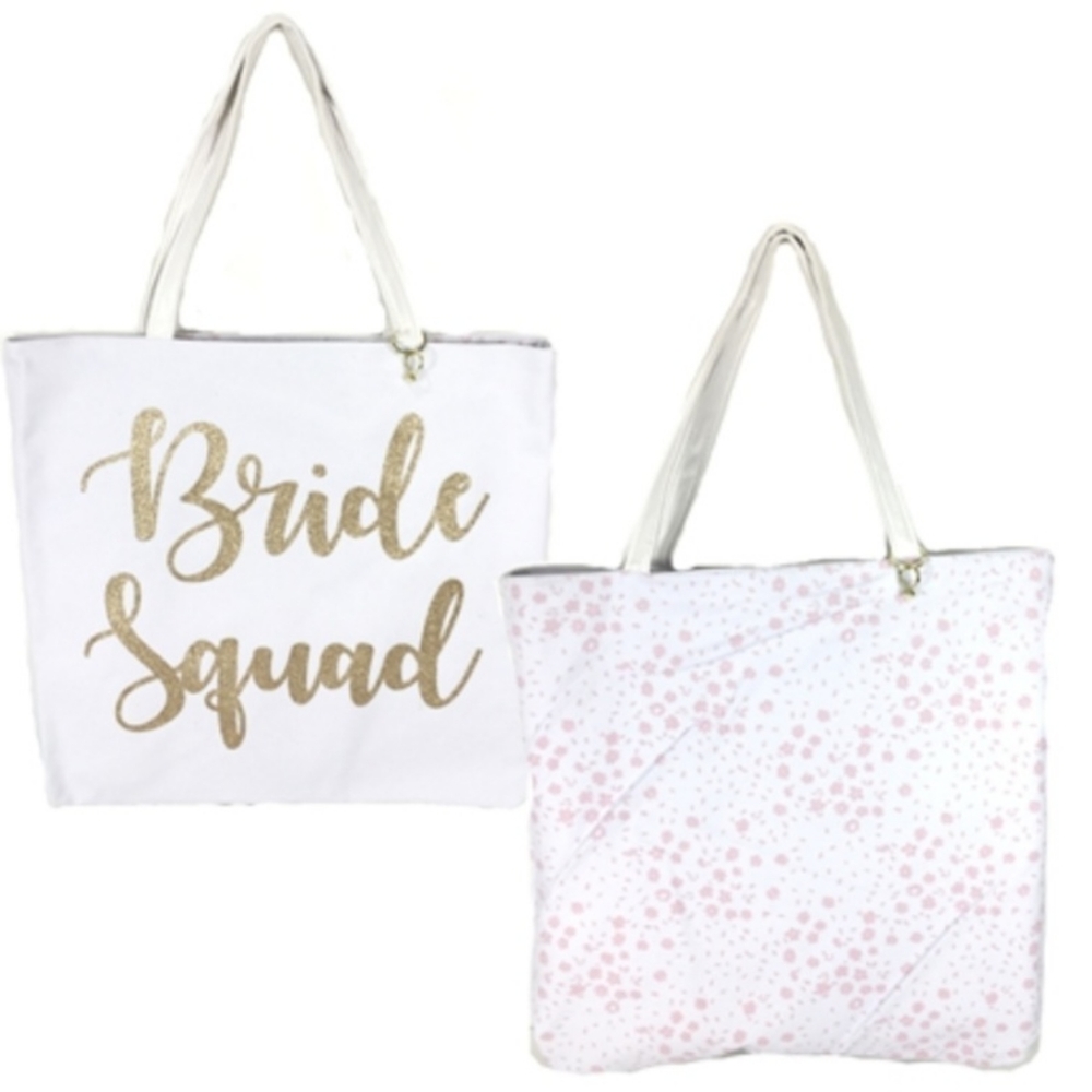 “Bride Squad” tote bag